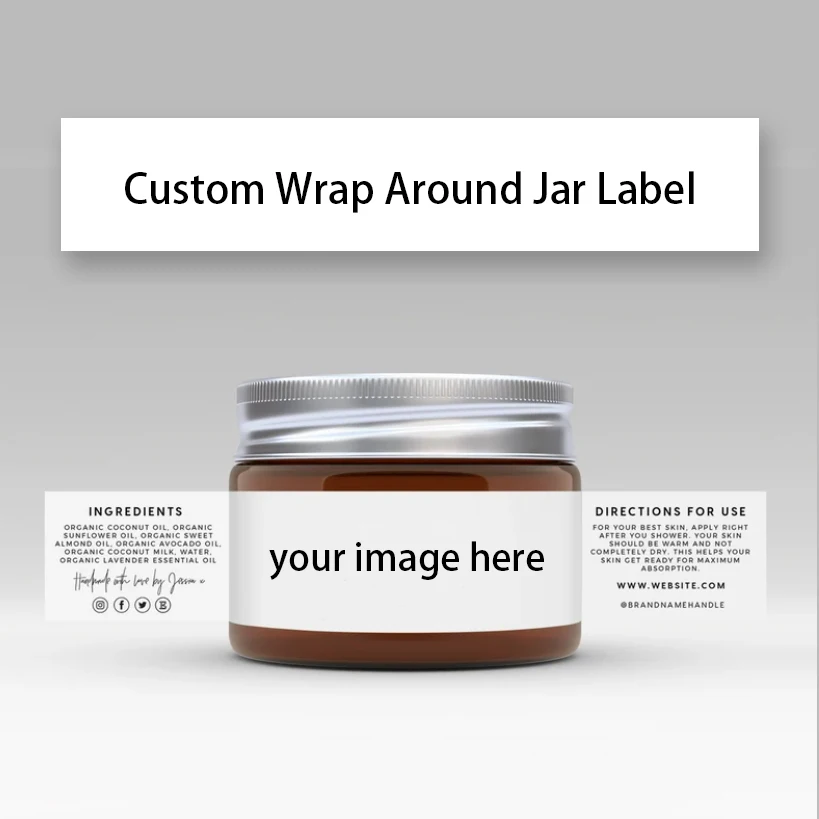 Branded Jar Labels Candle Tin Packaging Box Stickers Personalized Cosmetic Custom Logo DIY Small Business Wedding Decoration
Branded Jar Labels Candle Tin Packaging Box Stickers Personalized Cosmetic Custom Logo DIY Small Business Wedding Decoration