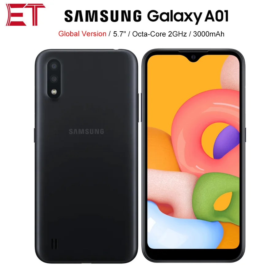 

Новый Смартфон Samsung Galaxy A01 A015F, телефон с диагональю 5,7 дюйма, 2 Гб ОЗУ 16 Гб ПЗУ, Восьмиядерный процессор, 3000 мАч, поддержка двух SIM-карт, на базе ...