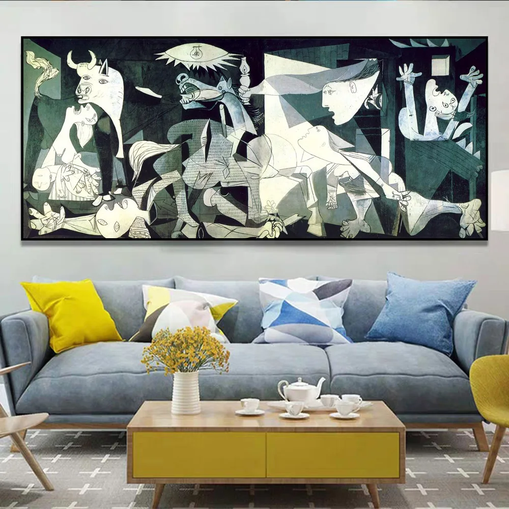 Picasso Famous Painting Abstract Guernica Canvas Prints Colourful Wall Art Poster Pictures For Living Room Cuadros Decoration
Picasso Famous Painting Abstract Guernica Canvas Prints Colourful Wall Art Poster Pictures For Living Room Cuadros Decoration