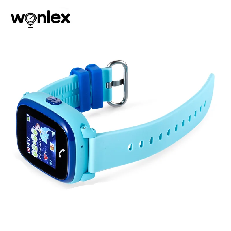 Смарт часы Wonlex для малышей 2G GPS Wi Fi водонепроницаемый телефон с трекером