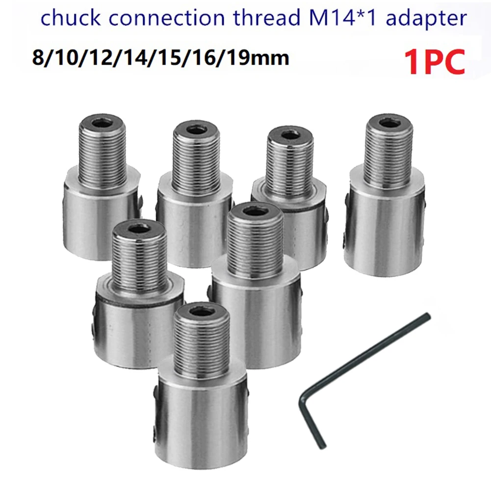 1PC Stainless Steel 8-19mm M14 Adapter M14*1 Connecting Rod Connector Bushing For K01-50/63 K02-50/63 Chuck Lathe Bench
1PC Stainless Steel 8-19mm M14 Adapter M14*1 Connecting Rod Connector Bushing For K01-50/63 K02-50/63 Chuck Lathe Bench