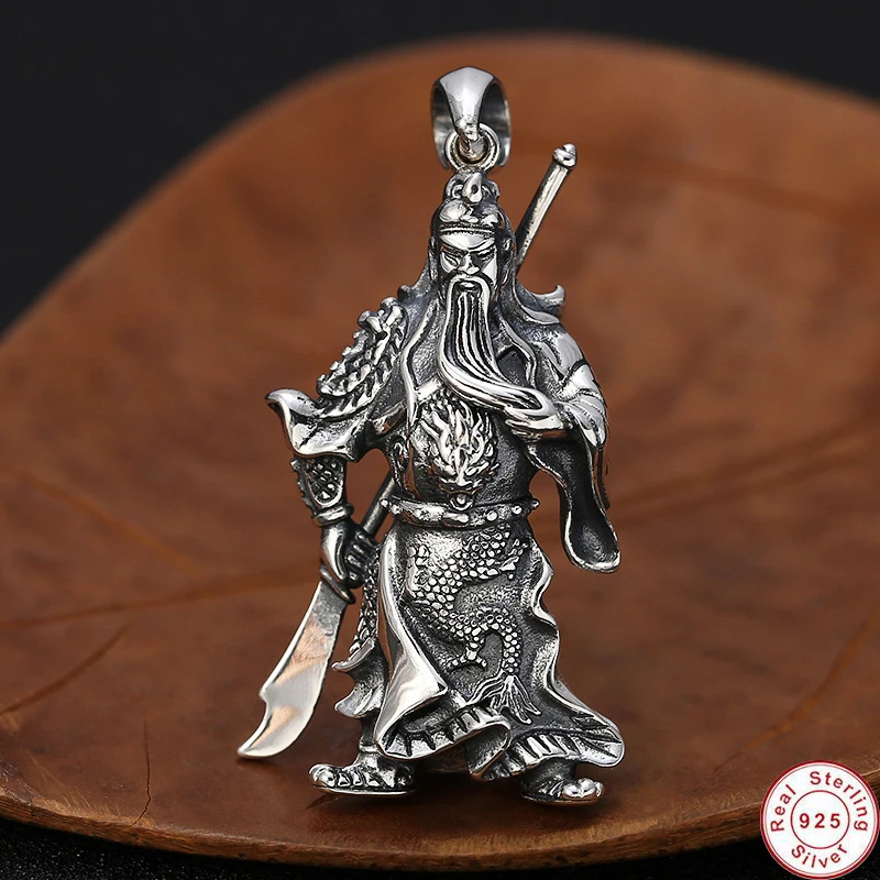 Кулон для мужчин и женщин, Настоящее серебро 925 пробы, Wushu God of wealth Guan Yu, ожерелье, кулон, ювелирные изделия, colgantes mujer moda 2020
Кулон для мужчин и женщин, Настоящее серебро 925 пробы, Wushu God of wealth Guan Yu, ожерелье, кулон, ювелирные изделия, colgantes mujer moda 2020