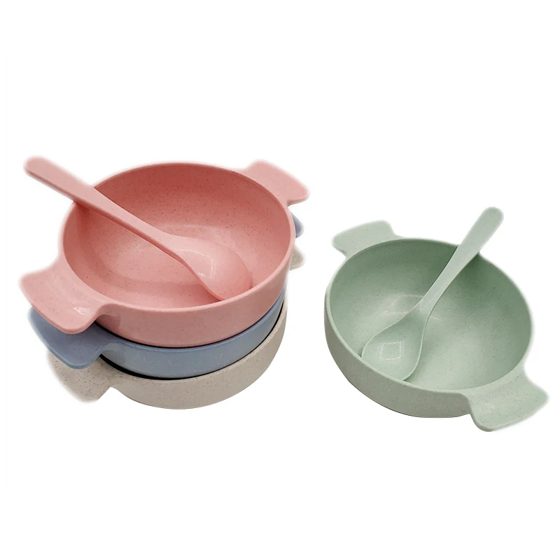 Baby Feeding Tableware Set Eco-Friendly Wheat Straw Infant Plate Children Dishes Dinnerware Kids Anti-hot Training Bowl+Spoon
Baby Feeding Tableware Set Eco-Friendly Wheat Straw Infant Plate Children Dishes Dinnerware Kids Anti-hot Training Bowl+Spoon