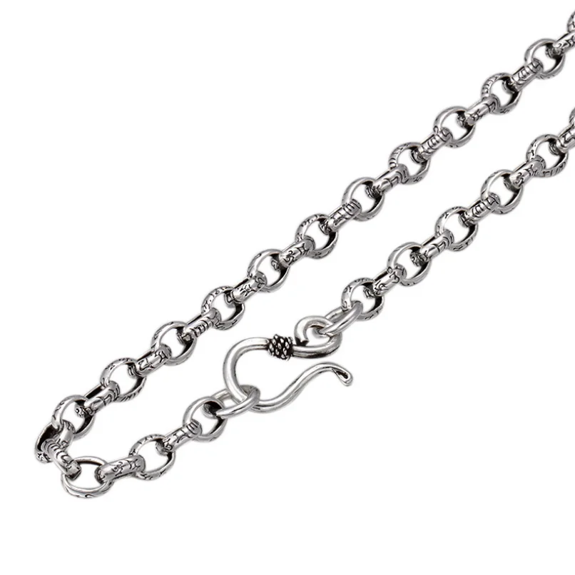 Real Silver Buddhism Mantra Signet Necklace 925 Sterling Silver Necklace Men Width 5mm Long Box Chain Biker Jewellery Gift
Real Silver Buddhism Mantra Signet Necklace 925 Sterling Silver Necklace Men Width 5mm Long Box Chain Biker Jewellery Gift