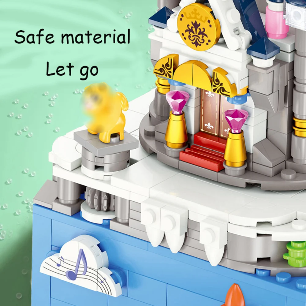 Moc Magic Princess Castle Music Box Model Sets Building Blocks Diy Musical Box Assemble Educational Bricks Gifts Toys For Girls
Moc Magic Princess Castle Music Box Model Sets Building Blocks Diy Musical Box Assemble Educational Bricks Gifts Toys For Girls