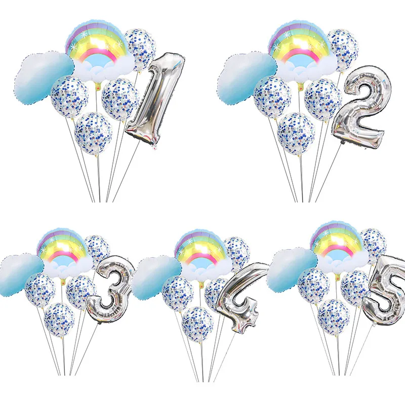 Rainbow Clouds Balloon Aluminum Number Balloon Happy Birthday Party Decoration For Kids Baby Shower Party Decoration
Rainbow Clouds Balloon Aluminum Number Balloon Happy Birthday Party Decoration For Kids Baby Shower Party Decoration