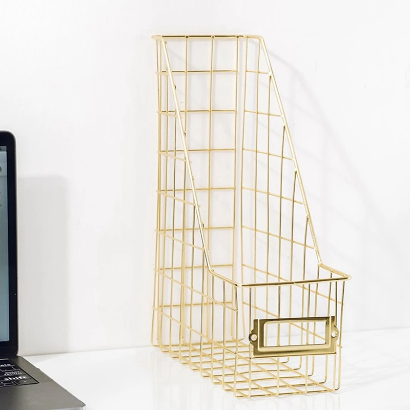 2x File Holder Mesh Bedroom Stationery Desk Organizer Management Magazine Rack Stand Book Shelf Rose Gold & Gold
2x File Holder Mesh Bedroom Stationery Desk Organizer Management Magazine Rack Stand Book Shelf Rose Gold & Gold