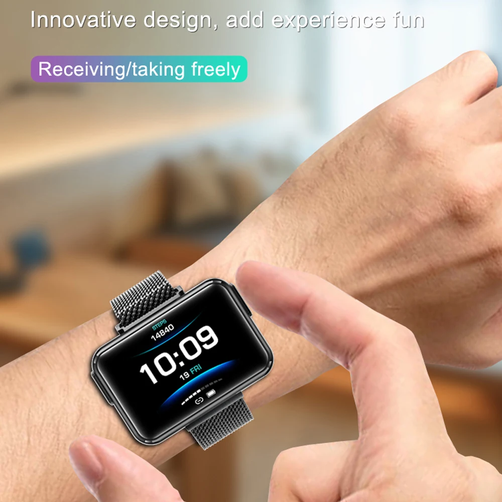 Men 2020 Watches TWS Wireless Bluetooth Headset Smart Watch 1.4 Inch Big DIY Screen Whatch Waterproof Smartwatch for Android Ios
Men 2020 Watches TWS Wireless Bluetooth Headset Smart Watch 1.4 Inch Big DIY Screen Whatch Waterproof Smartwatch for Android Ios