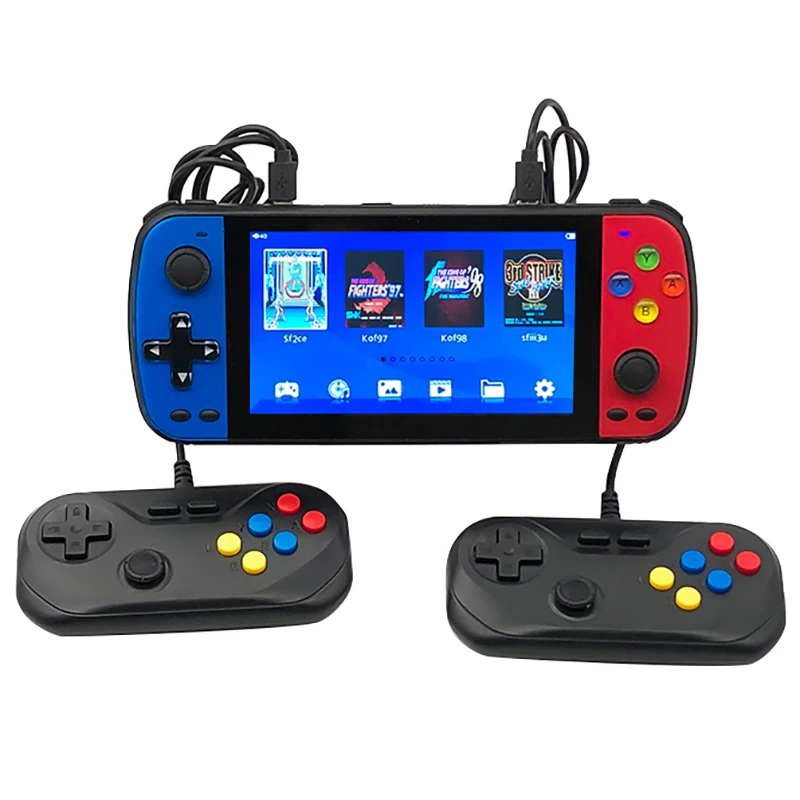 Video Game Console 128 Bit 5.1 Inch Handheld HD Screen Retro Video Game Console PS5000 Game Console
Video Game Console 128 Bit 5.1 Inch Handheld HD Screen Retro Video Game Console PS5000 Game Console