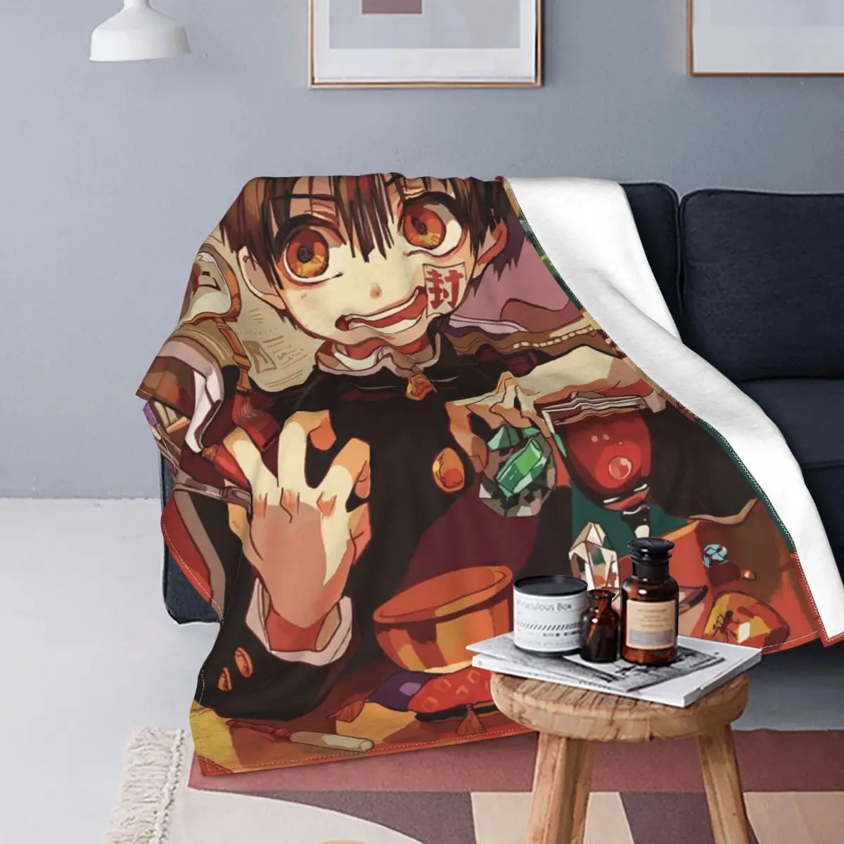 Yugi Amane Anime одеяла фланелевые всесезонное Jibaku Shounen Hanako Kun милое тонкое покрывало для