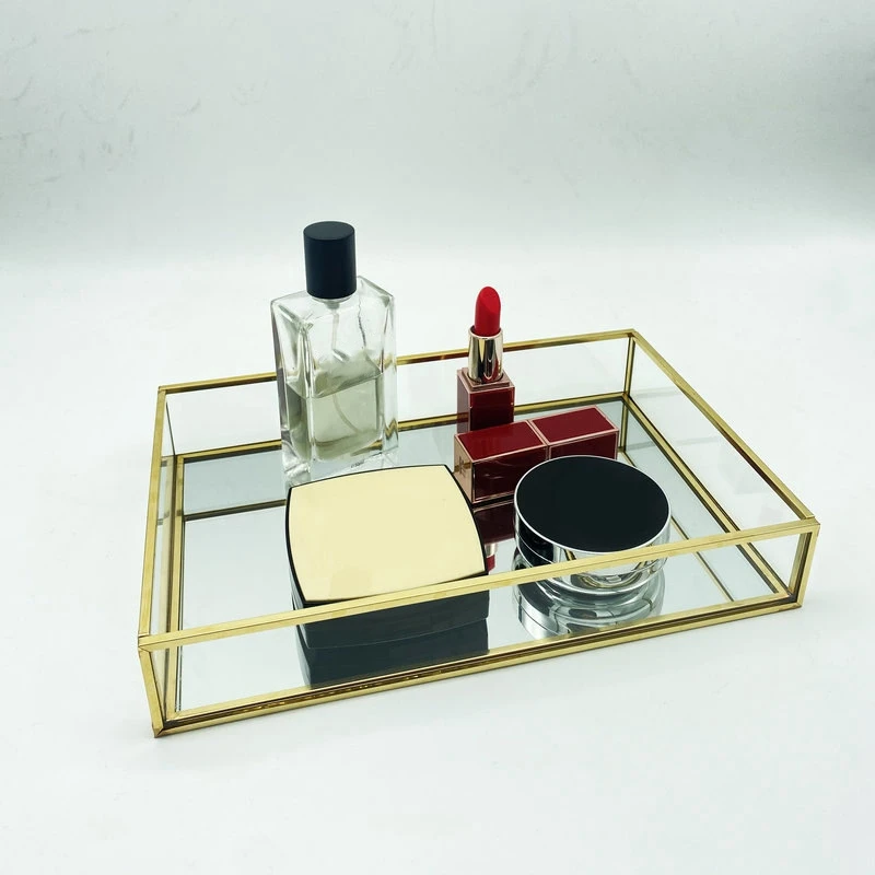 Nordic Retro Storage Box Tray Gold Rectangle Glass Makeup Organizer Tray Dessert Plate Jewelry Display
Nordic Retro Storage Box Tray Gold Rectangle Glass Makeup Organizer Tray Dessert Plate Jewelry Display