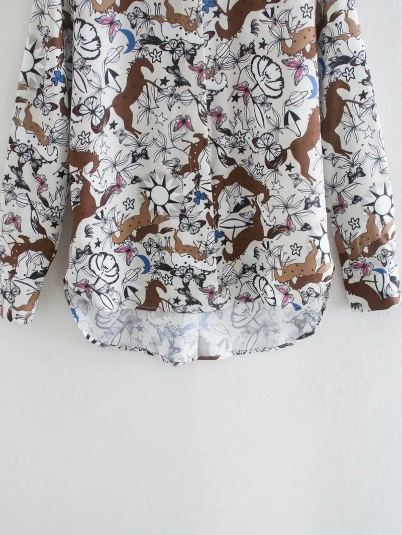 Spring Women Floral Long Sleeve Tops Casual Turn Down Collar Single Breasted Street Shirts Ladies Print Blouse NX9846
Spring Women Floral Long Sleeve Tops Casual Turn Down Collar Single Breasted Street Shirts Ladies Print Blouse NX9846