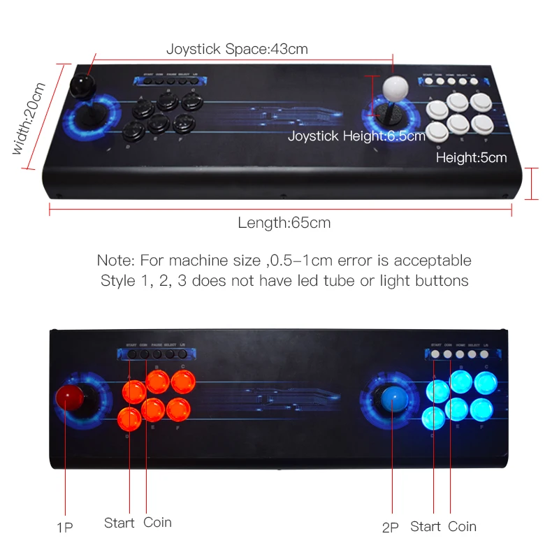 IYO Arcade Box 9D 3001 in 1 Arcade Console 2 Player Joystick Buttons Controller Support 3P 4P Games Retro Video Game Machine
IYO Arcade Box 9D 3001 in 1 Arcade Console 2 Player Joystick Buttons Controller Support 3P 4P Games Retro Video Game Machine