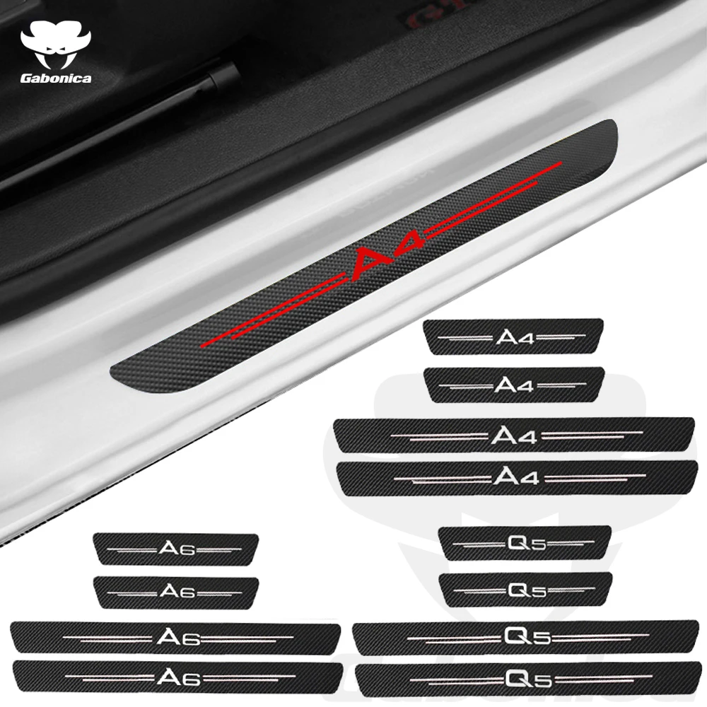 Новые защитные наклейки из углеродного волокна на дверные пороги для audi Sline A1 A3 A4 A5 A6 A7 A8 Q3 Q5 Q7 Q8 TT
Новые защитные наклейки из углеродного волокна на дверные пороги для audi Sline A1 A3 A4 A5 A6 A7 A8 Q3 Q5 Q7 Q8 TT