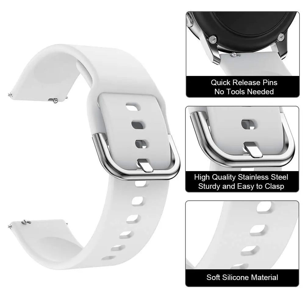 20mm Soft Silicone Band for Huawei GT 2 42mm smart watch Sport bracelet for Honor magic 2 42mm Wrist Strap Accessories
20mm Soft Silicone Band for Huawei GT 2 42mm smart watch Sport bracelet for Honor magic 2 42mm Wrist Strap Accessories