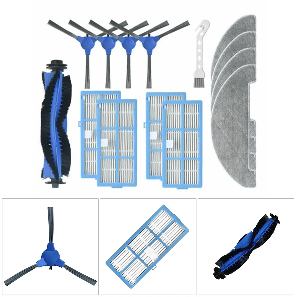 14pc/set For Proscenic 850T Vacuum Cleaner Main Brushes Side Brush Filter Mop Cloth Spare Home Household Floor Cleaning Tools
14pc/set For Proscenic 850T Vacuum Cleaner Main Brushes Side Brush Filter Mop Cloth Spare Home Household Floor Cleaning Tools