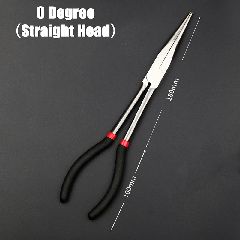 

Good Quality 1PCS 11" 280mm Long Handle Multi-Functional Reach Circle Nose Pliers Plug Puller