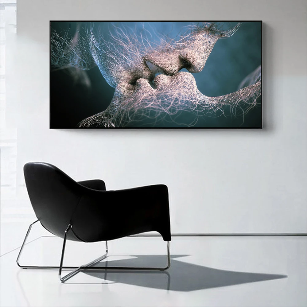 Abstract Sexy Lover Kiss Canvas Art Posters And Prints Modern Kiss Canvas Paintings On the Wall Art Pictures For Living Room
Abstract Sexy Lover Kiss Canvas Art Posters And Prints Modern Kiss Canvas Paintings On the Wall Art Pictures For Living Room