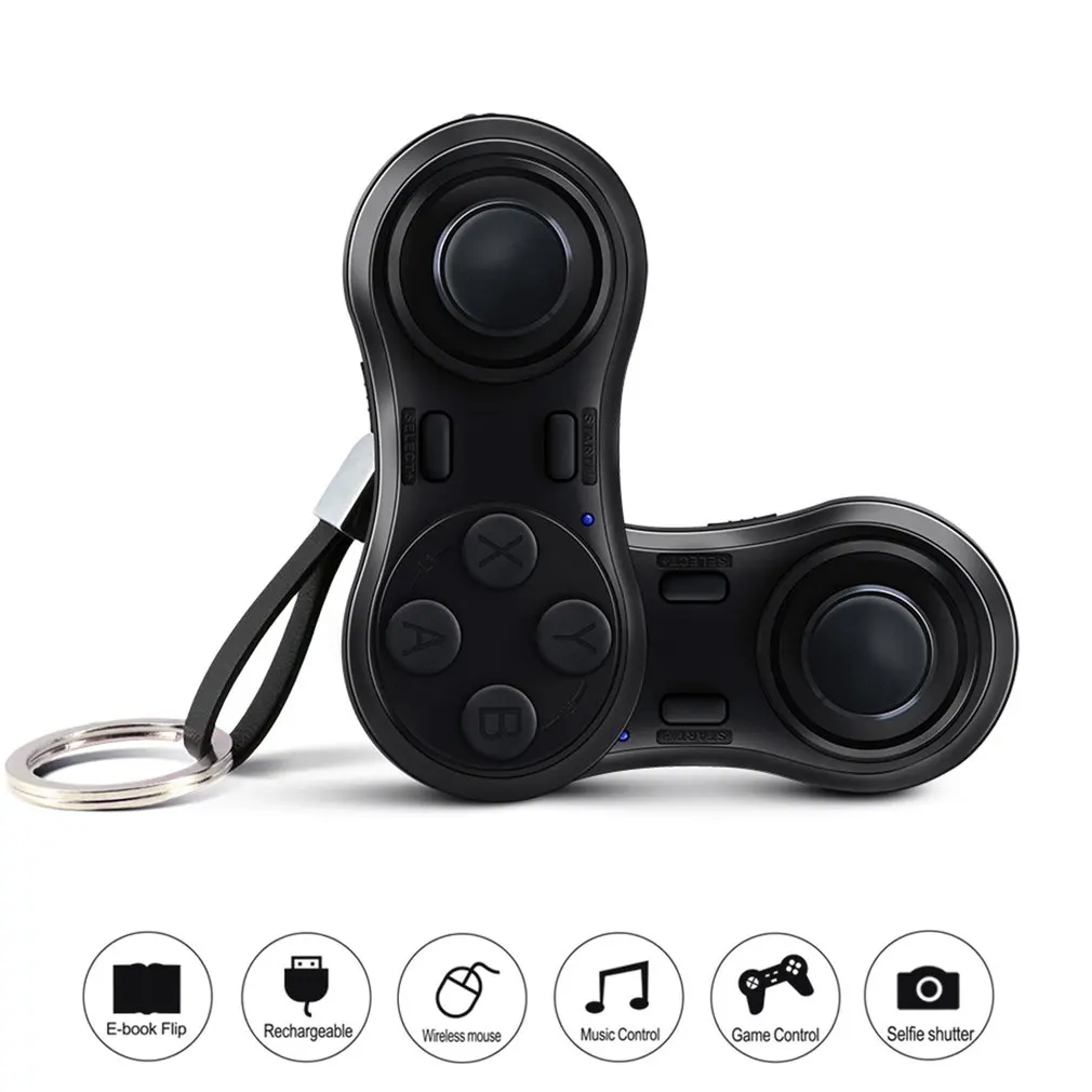 Mini Gamepad Wireless Bluetooth V4.0 Game Handle Smartphone Joystick VR Remote Controller Gamepad For IOS/Android
Mini Gamepad Wireless Bluetooth V4.0 Game Handle Smartphone Joystick VR Remote Controller Gamepad For IOS/Android