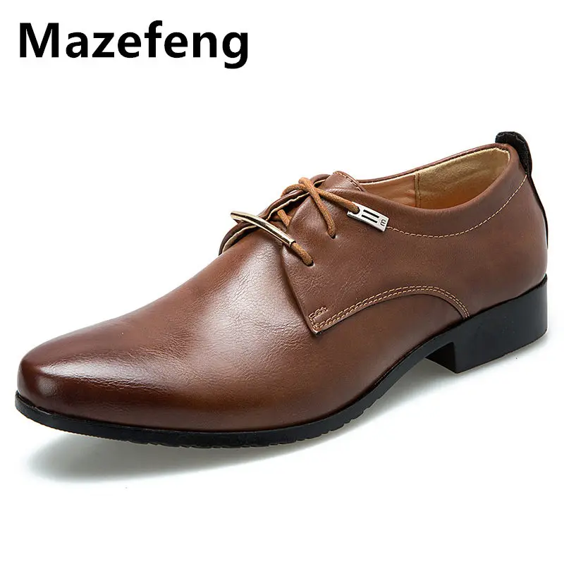Мужская модельная обувь Mazefeng, кожаная Роскошная Свадебная обувь для жениха, оксфорды в британском стиле, 2019
Мужская модельная обувь Mazefeng, кожаная Роскошная Свадебная обувь для жениха, оксфорды в британском стиле, 2019