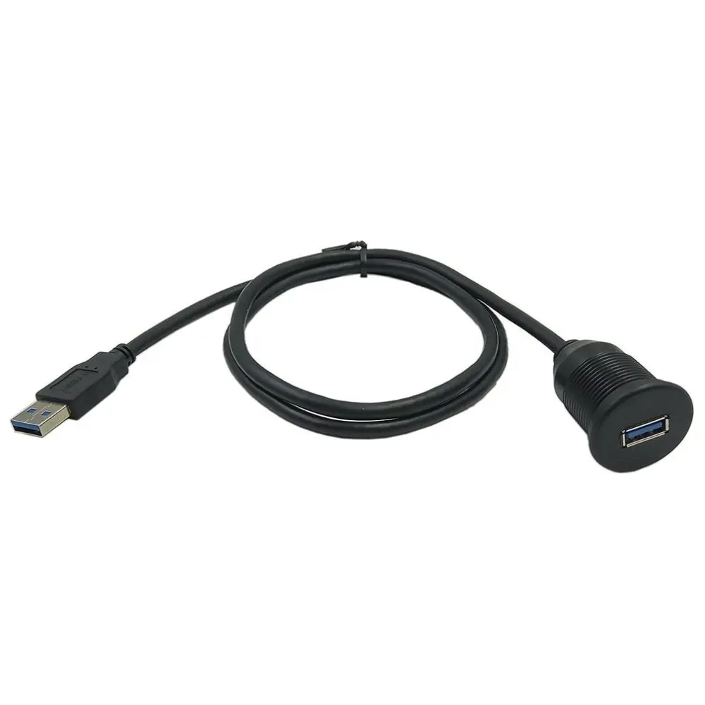 Waterproof Flush Mount USB Dock Adapter Dashboard Pan USB 3.0 Port Male to Female Extension Cable for Car Motorcycle
Waterproof Flush Mount USB Dock Adapter Dashboard Pan USB 3.0 Port Male to Female Extension Cable for Car Motorcycle