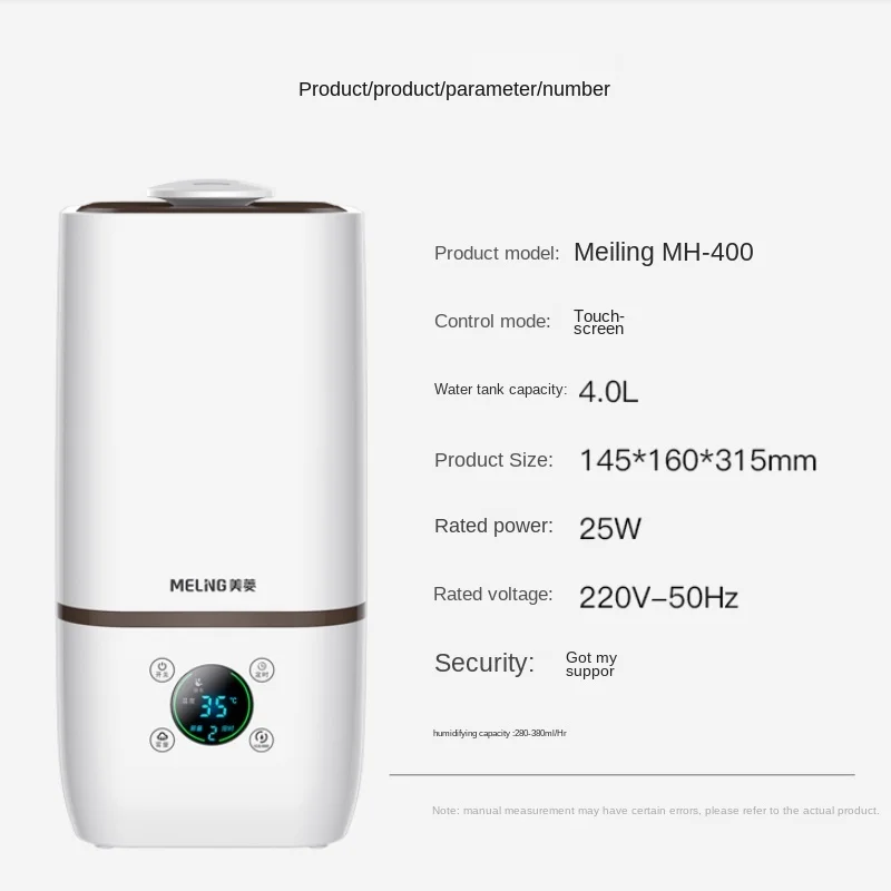 humidifier MH-400 High capacity air humidifier Home Aroma Diffuser bedroom office Ultrasound Humidifier oil diffuser
humidifier MH-400 High capacity air humidifier Home Aroma Diffuser bedroom office Ultrasound Humidifier oil diffuser