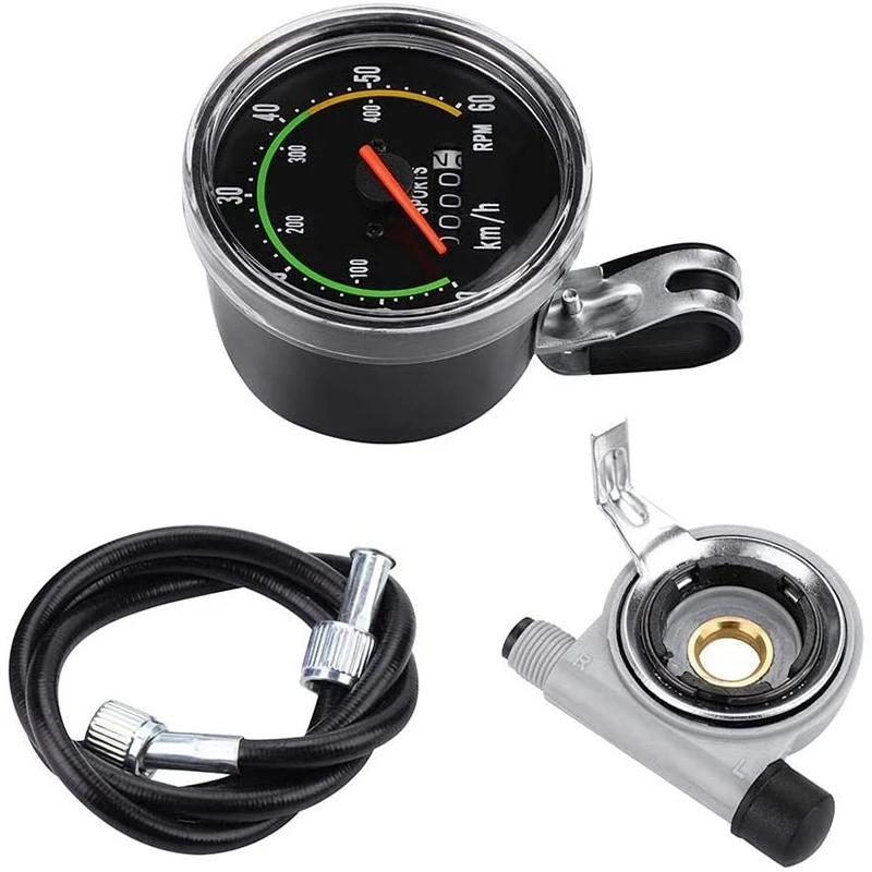 Mechanical Speedometer Bike Computer Classic Retro Bike Odometer Stopwatch Wired Speedometer
Mechanical Speedometer Bike Computer Classic Retro Bike Odometer Stopwatch Wired Speedometer