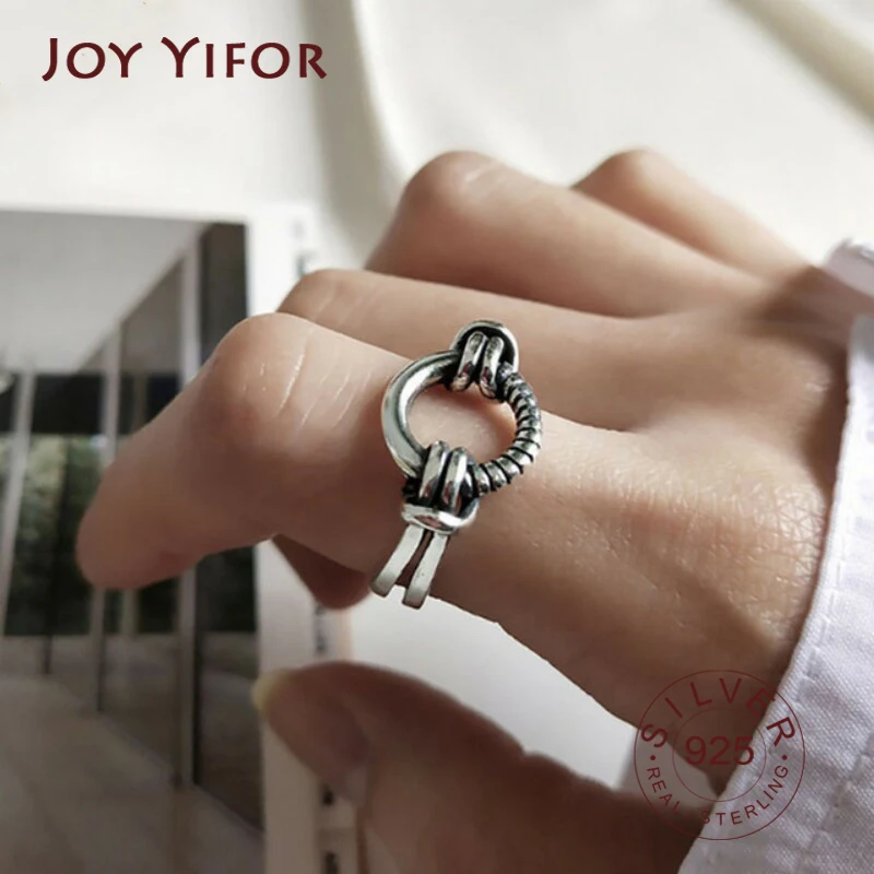 925 Sterling Silver Party Rings for Women Couples Vintage Simple Handmade Geometric Round Thai Silver Jewelry Gifts
925 Sterling Silver Party Rings for Women Couples Vintage Simple Handmade Geometric Round Thai Silver Jewelry Gifts