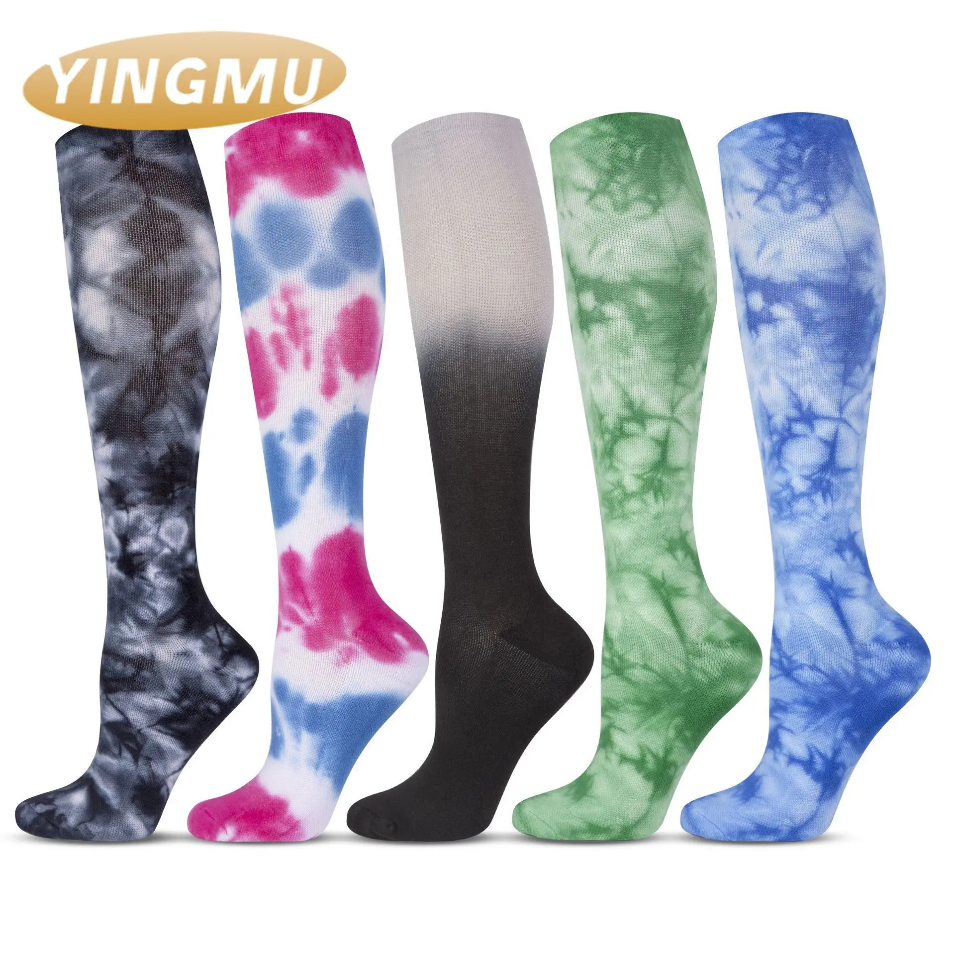 Tie dyed sports pressure socks, cotton thickened Terry, outdoor mountaineering, cycling, marathon, long tube compression socks
Tie dyed sports pressure socks, cotton thickened Terry, outdoor mountaineering, cycling, marathon, long tube compression socks