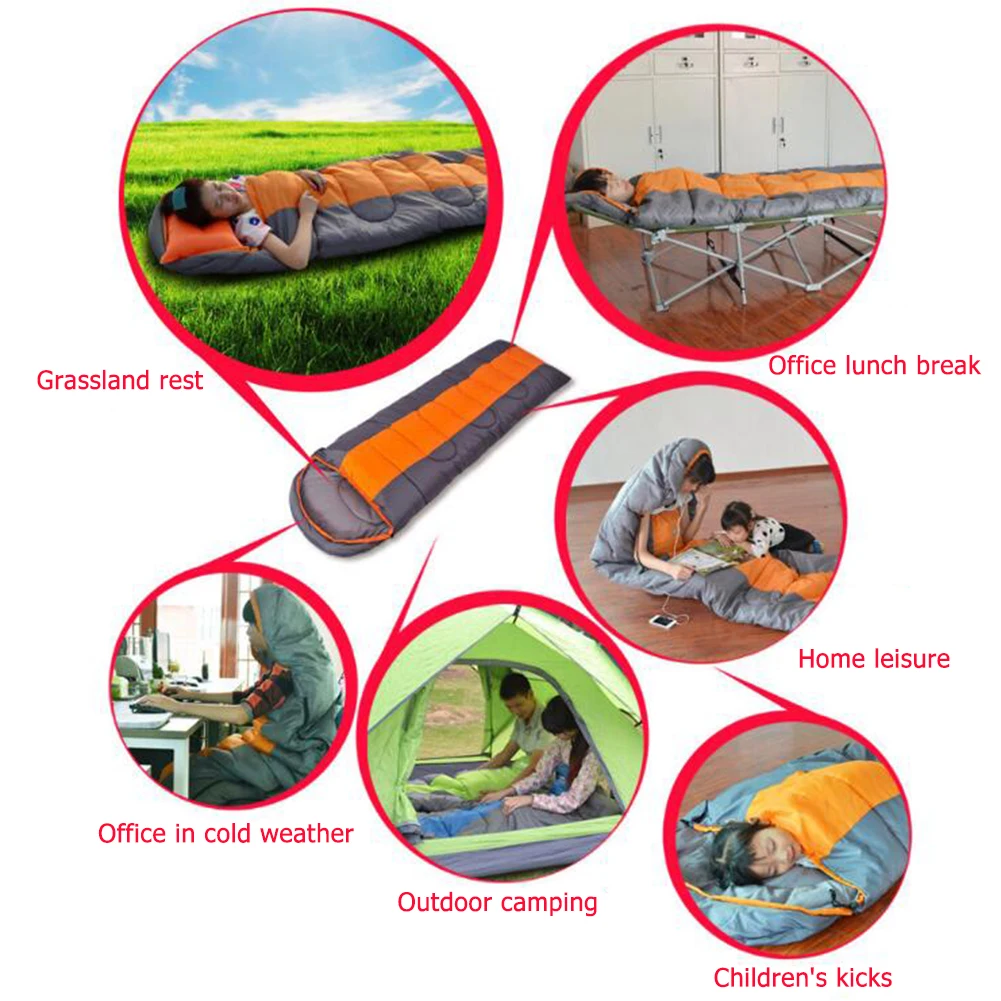 Windproof Outdoor Camping Sleeping Bag Ultralight Warm Sleeping Pouch Blanket for Backpacking Travel Hiking Hotel
Windproof Outdoor Camping Sleeping Bag Ultralight Warm Sleeping Pouch Blanket for Backpacking Travel Hiking Hotel