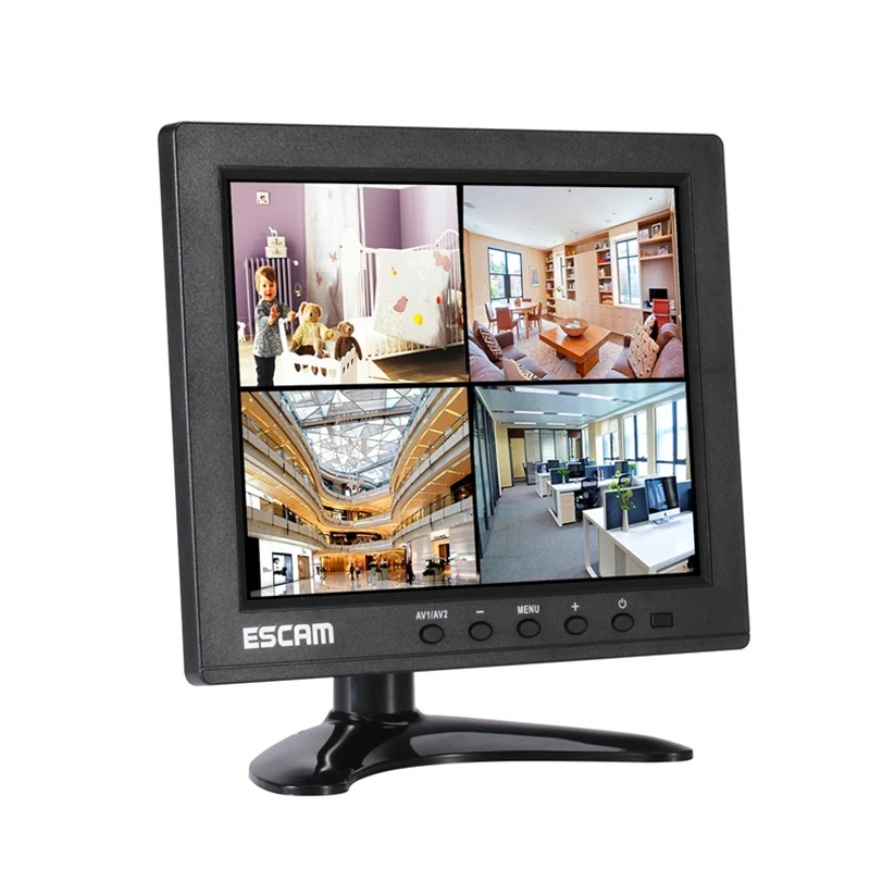 ESCAM T08 8 inch TFT LCD 1024x768 Monitor with VGA HDMI AV BNC USB for PC CCTV Security Camera
ESCAM T08 8 inch TFT LCD 1024x768 Monitor with VGA HDMI AV BNC USB for PC CCTV Security Camera