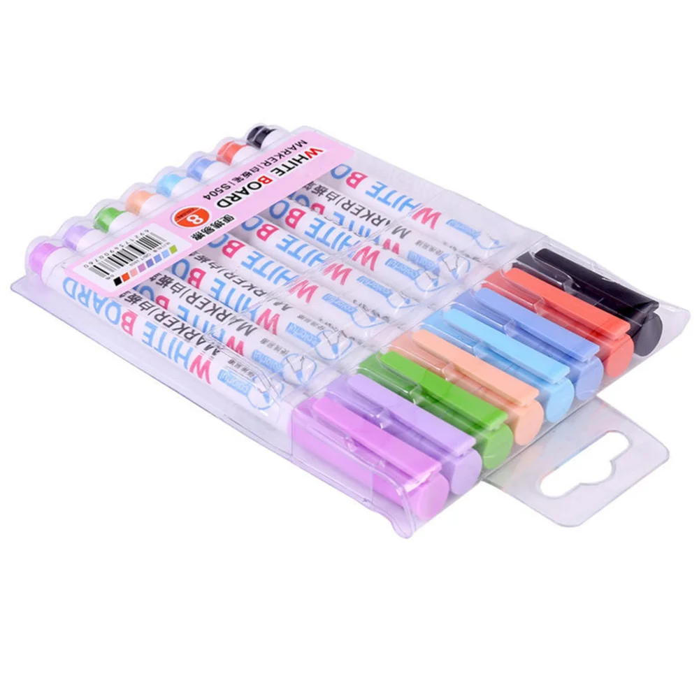 8PCS/Set Erasable Marker Pens Whiteboard Pens Writting and Drawing Pens for Whiteboard School Office
8PCS/Set Erasable Marker Pens Whiteboard Pens Writting and Drawing Pens for Whiteboard School Office