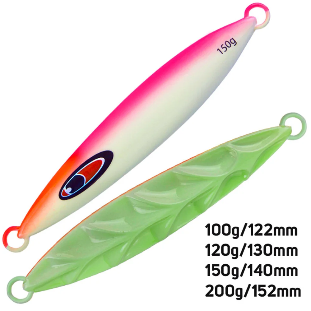 Boat Fishing Slow Shaking Iron Bait / Sea Fishing Luminous Lead Fish / 100g 150g 200g Deep-sea Metal Bait
Boat Fishing Slow Shaking Iron Bait / Sea Fishing Luminous Lead Fish / 100g 150g 200g Deep-sea Metal Bait