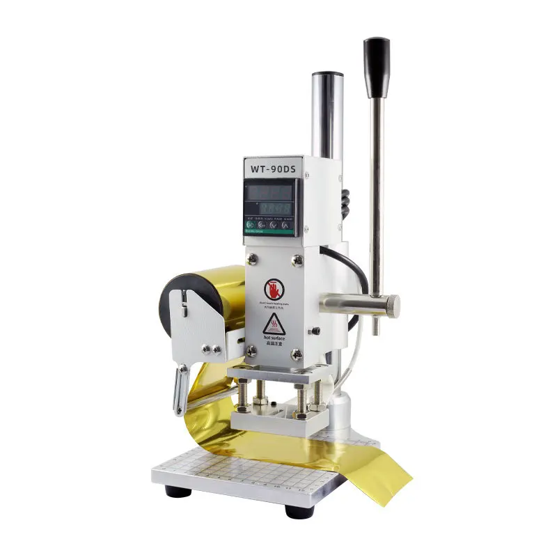 Hot Stamping Machine Bronzing Machine 300W Manual Embossing Machine with Positioning Slider for PVC Leather
Hot Stamping Machine Bronzing Machine 300W Manual Embossing Machine with Positioning Slider for PVC Leather