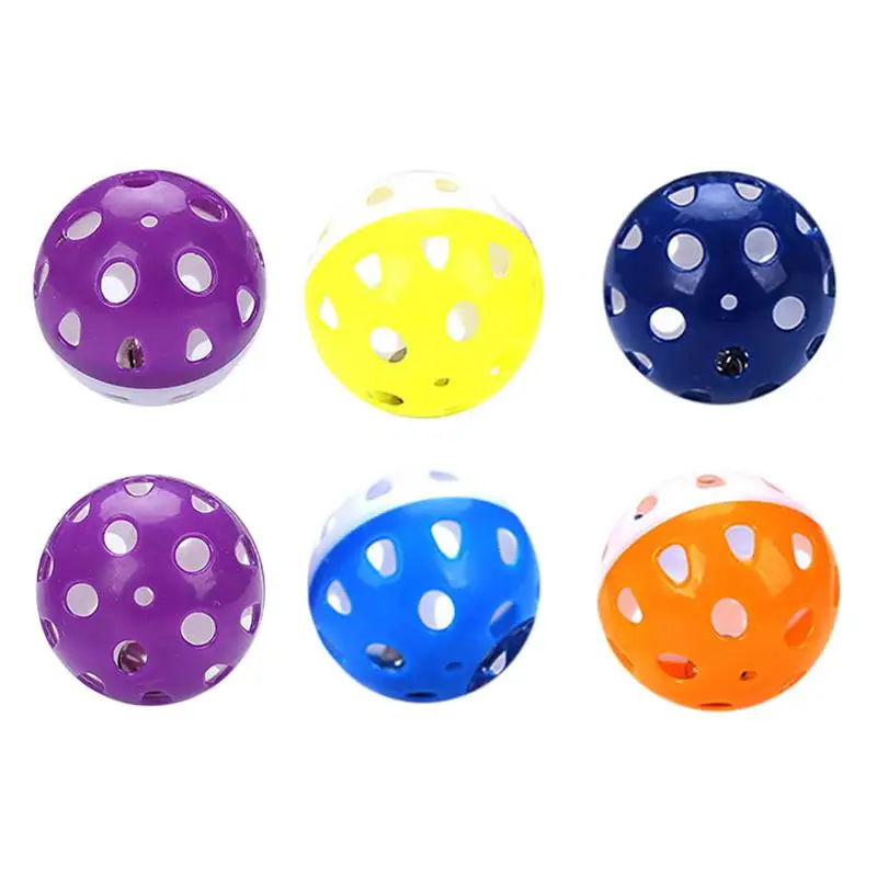 6Pcs Cat Toys Ball Creative Interactive Bell Ball Toy Pet Playing Ball Kitten Toy Pet Supplies Pet Accessories Random Color 
6Pcs Cat Toys Ball Creative Interactive Bell Ball Toy Pet Playing Ball Kitten Toy Pet Supplies Pet Accessories Random Color