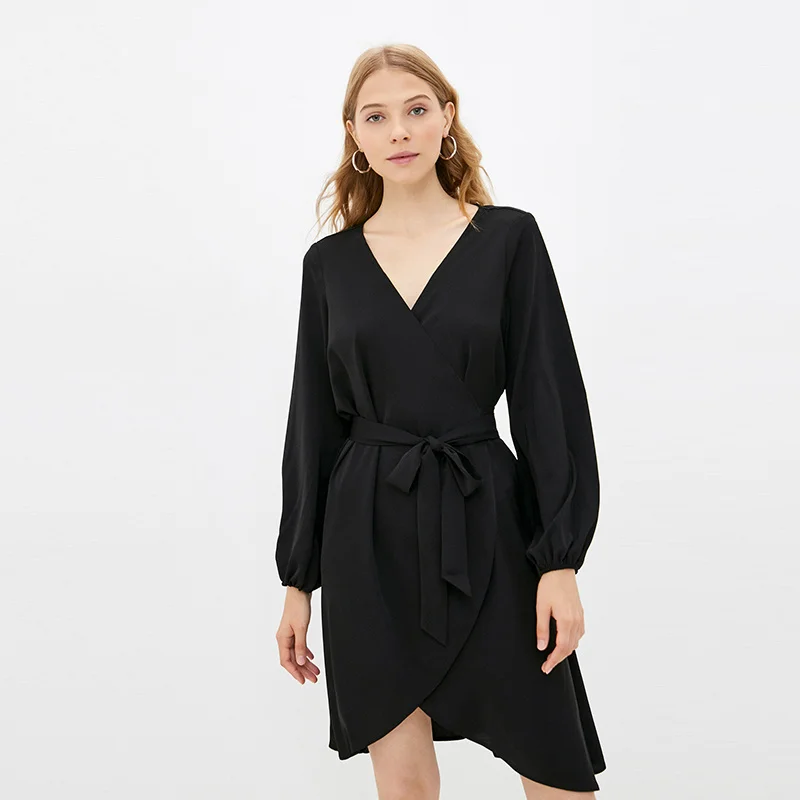 2021 Autumn Fashion Elegant Black Mini Party Dress Office Ladies V Neck Lantern Sleeve Dress A Line Dresses Women Clothes
2021 Autumn Fashion Elegant Black Mini Party Dress Office Ladies V Neck Lantern Sleeve Dress A Line Dresses Women Clothes