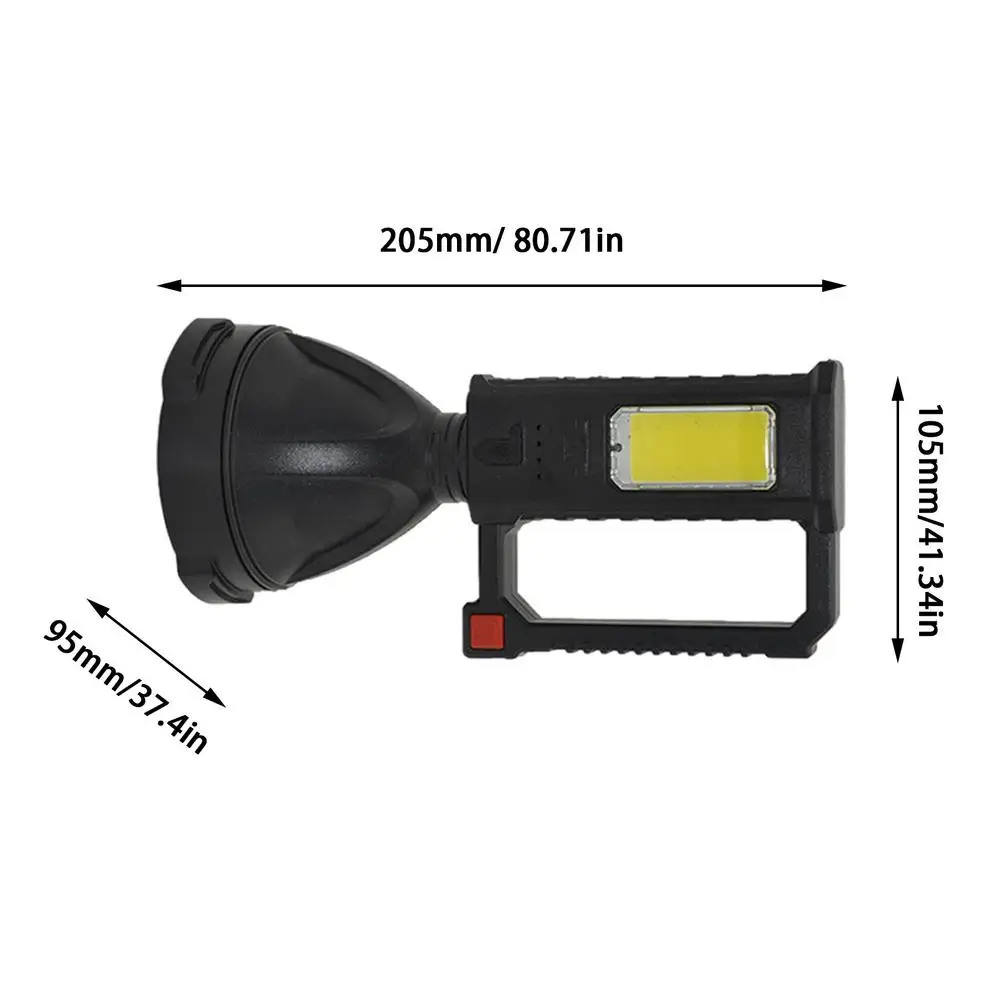 Portable Camping Flashlight Rechargeable High Lumen Flashlight Searchlight 4 Modes With Bracket Hiking Night Fishing Light
Portable Camping Flashlight Rechargeable High Lumen Flashlight Searchlight 4 Modes With Bracket Hiking Night Fishing Light