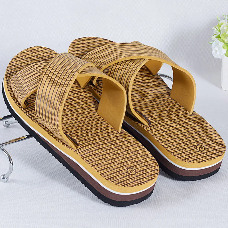 Mazefeng/брендовые сандалии Мужские кожаные шлепанцы Летние брендовые мягкие