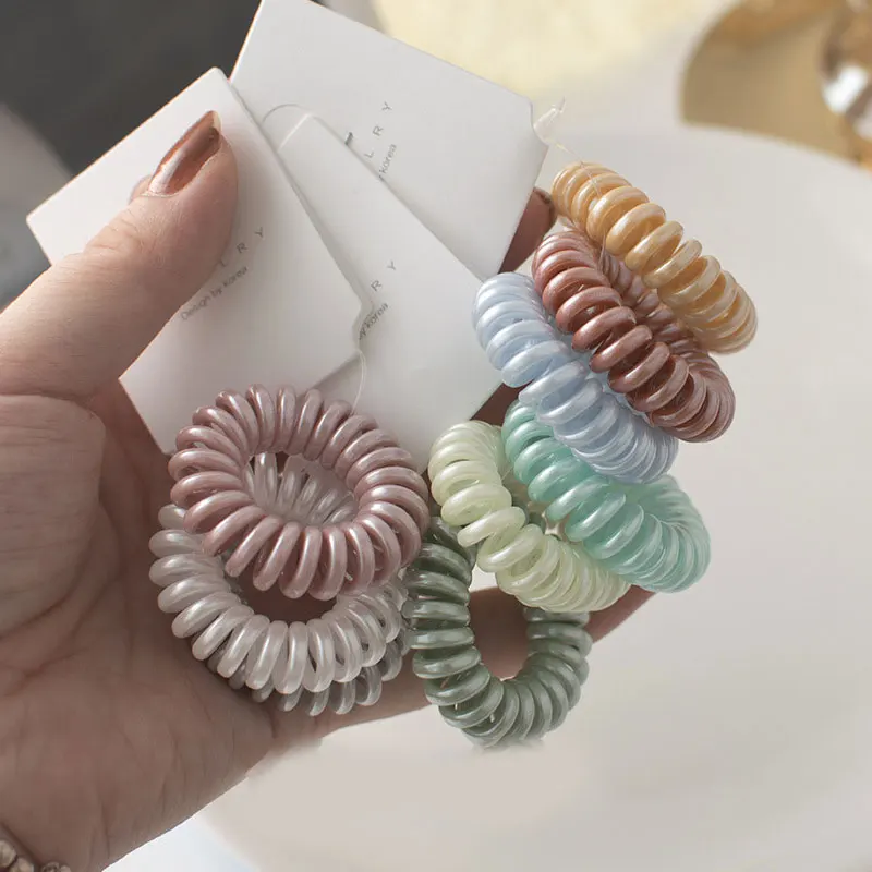 3Pcs Elastic Rubber Hair Bands Telephone Wire Scrunchies Headbands for Women Hair Rope Scrunchie Hair Accessories for Girls
3Pcs Elastic Rubber Hair Bands Telephone Wire Scrunchies Headbands for Women Hair Rope Scrunchie Hair Accessories for Girls