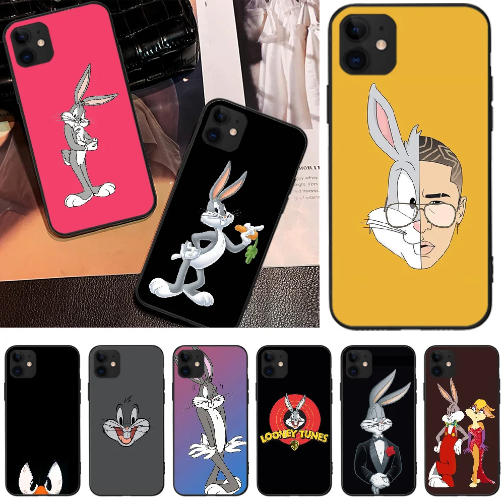 BaweiTE Bugs Bunny Looney Tunes DIY чехол для телефона с рисунком iPhone 5C 6 6S 7 8 plus X XS XR MAX 11 pro Pro Max |