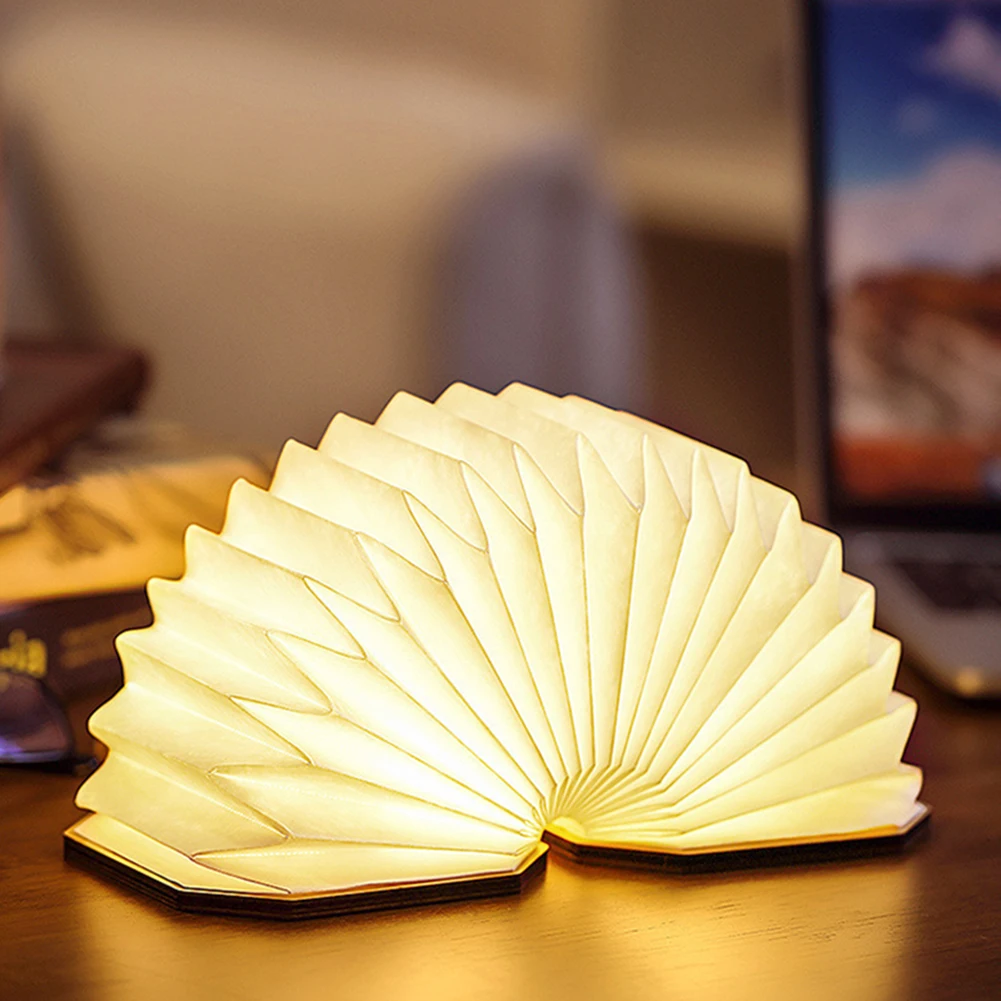 Folding Wooden Book Lamp Organ Light LED Table Lamp USB Rechargeable Night Light Xmas Gifts Home Decor
Folding Wooden Book Lamp Organ Light LED Table Lamp USB Rechargeable Night Light Xmas Gifts Home Decor