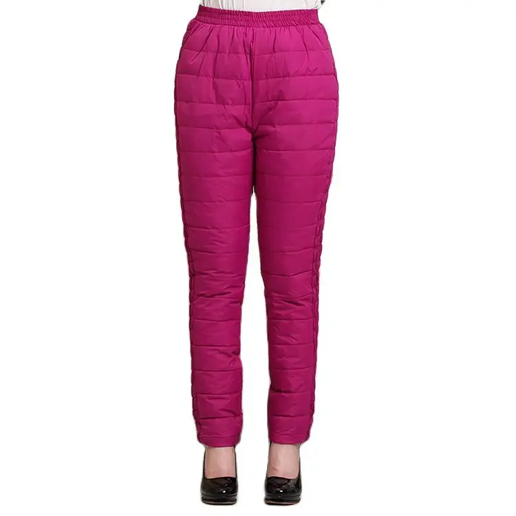 Woman Autumn Plus Size Solid Elastic Waist High Full Length Straight Thick 100% Down Pants Female Winter Warm Down Trousers
Woman Autumn Plus Size Solid Elastic Waist High Full Length Straight Thick 100% Down Pants Female Winter Warm Down Trousers
