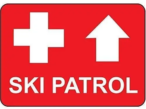 Crysss Warning Sign Ski Patrol White On Red W Up Arrow Road Sign Business Sign 8X12 Inches Aluminum Metal Sign
Crysss Warning Sign Ski Patrol White On Red W Up Arrow Road Sign Business Sign 8X12 Inches Aluminum Metal Sign