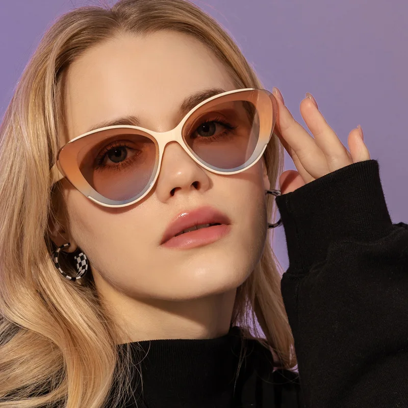 2022 New Cat Eye Sunglasses Women Fashion Retro Brand Sun Glasses Female Luxury Lady Shades Vintage Cateye Glasses Beige Eyewear
2022 New Cat Eye Sunglasses Women Fashion Retro Brand Sun Glasses Female Luxury Lady Shades Vintage Cateye Glasses Beige Eyewear