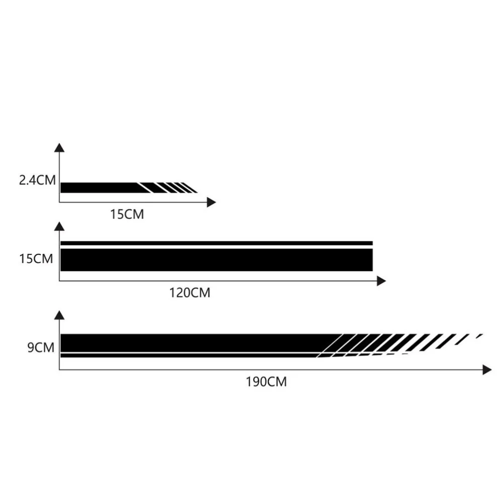 5pcs Practical Car Stickers Decorative Strip Stickers Car Hood Stickers
5pcs Practical Car Stickers Decorative Strip Stickers Car Hood Stickers