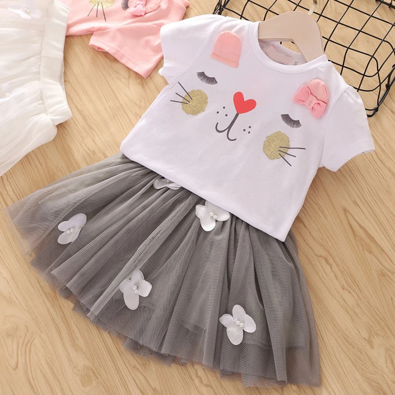 2020 Summer Girls' Clothing Sets Cute Princess Girl Pineapple Shirt + Gauze Dress 2PCS Suit Kids Clothes Set Children Clothing
2020 Summer Girls' Clothing Sets Cute Princess Girl Pineapple Shirt + Gauze Dress 2PCS Suit Kids Clothes Set Children Clothing