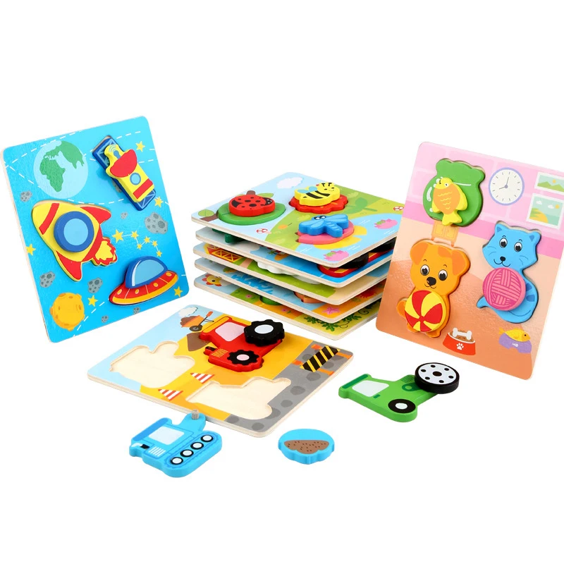 Baby Wooden Puzzle Fun Games Montessori Children Match Puzzle Cardboard Toys For Infant Gift
Baby Wooden Puzzle Fun Games Montessori Children Match Puzzle Cardboard Toys For Infant Gift