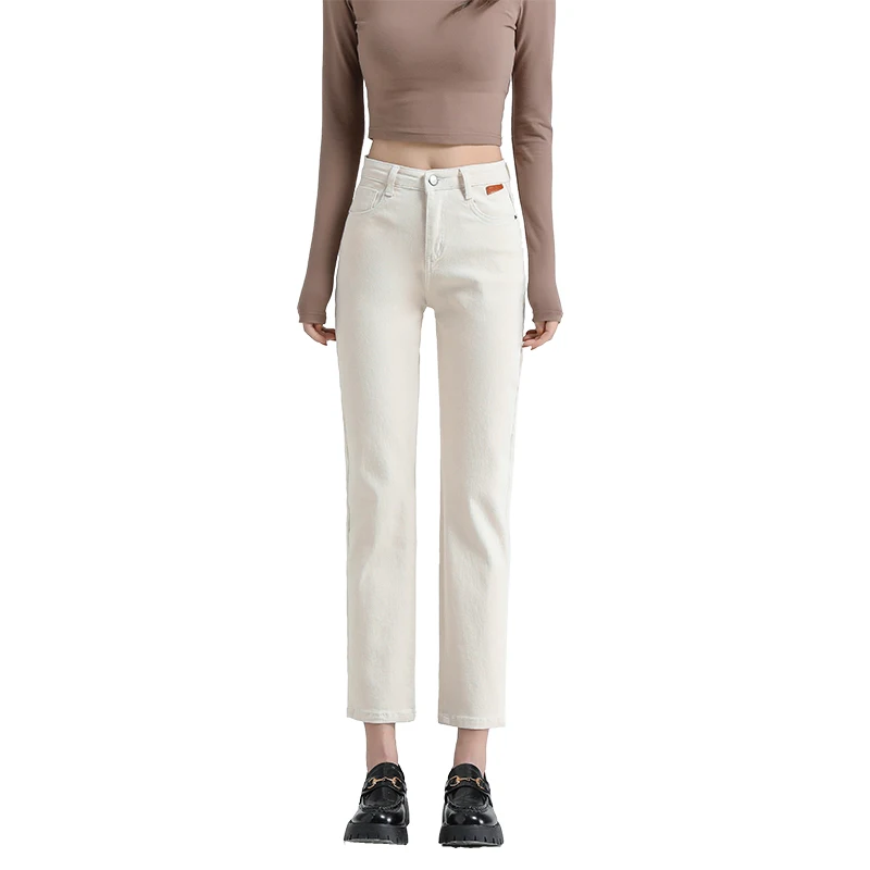 2021 New Fashion Women Pants Apricot Straight High Waist Jeans Vintage Wide Leg Denim Pants Plus Size Spring Chic Streeetwear
2021 New Fashion Women Pants Apricot Straight High Waist Jeans Vintage Wide Leg Denim Pants Plus Size Spring Chic Streeetwear