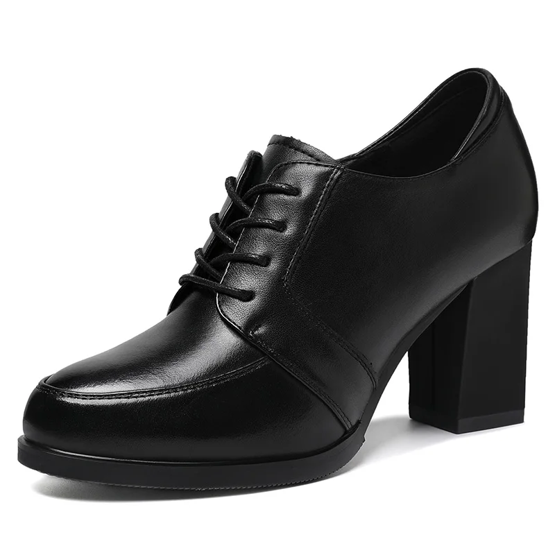 Round-Toe Thick-Heel Low-Top Shoes, Internally Increased Lace-Up Women'S Shoes, Platform Women'S Shoes
Round-Toe Thick-Heel Low-Top Shoes, Internally Increased Lace-Up Women'S Shoes, Platform Women'S Shoes