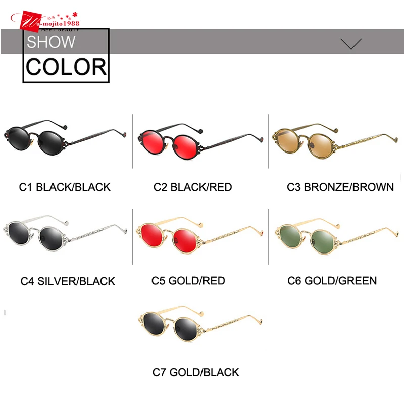Gafas sol mujer new street shoot man sunglasses women retro steampunk glasses gothic oval Metal frame carved sunglasses 
Gafas sol mujer new street shoot man sunglasses women retro steampunk glasses gothic oval Metal frame carved sunglasses